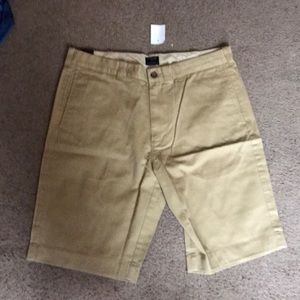 Khaki dress up shorts